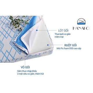Gối Chống Trào Ngược Dạ Dày Người Lớn Hanako, Giảm Hẳn Ho, Ngứa Họng, Sạch Phổi, Chống Phù