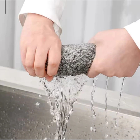 Combo 3 Khăn lau bếp đa năng sợi than tre 20x20cm siêu thấm hút kháng khuẩn không dính dầu