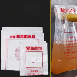 Túi Hứng Bụi Mũi Khoan Rút Lõi Cho Mũi Khoan 65, 90, 130mm Túi Dán Tường Chứa Bụi Và Nước Chuyên Nghiệp