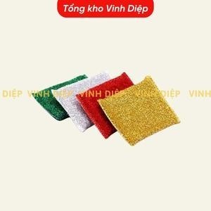 .Lưới rửa chén bát, giẻ rửa bát màu đỏ, màu trắng ,cọ bát, cọ xoong, rửa chén 3s , cọ ráp xanh