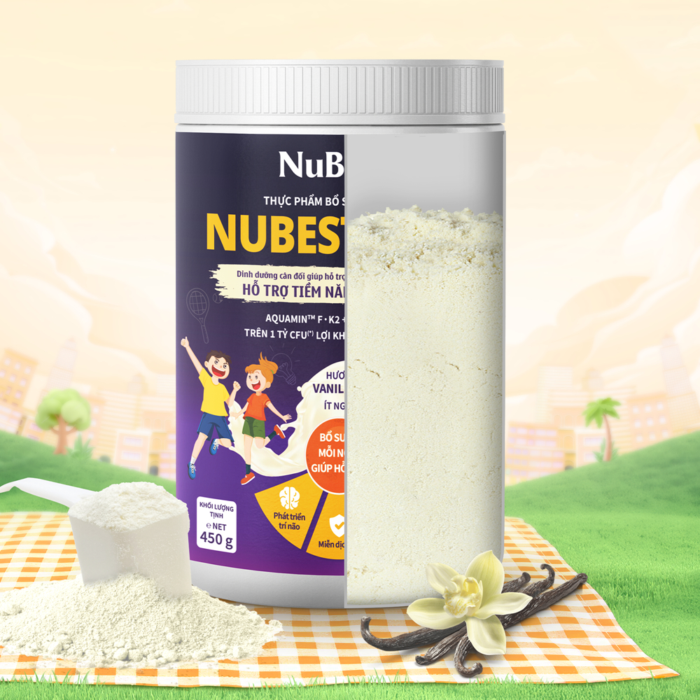 Ảnh Combo 6 Tặng 2 Thực Phẩm Bổ Sung Sữa Bột NuBest Tall - Hỗ Trợ Tiềm Năng Phát Triển (Hương Vani) 3