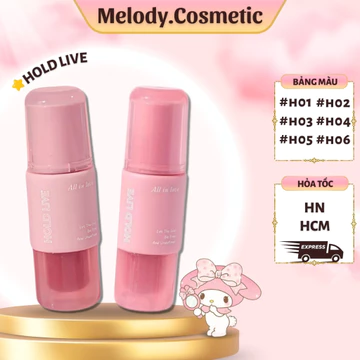 [HOLD LIVE] Son Kem Lì Hold Live All In Love MELODY.COSMETICS Son Môi Son Kem Đất Son Mlbb Bền Màu Lâu Trôi C339