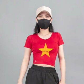 [ NEW ] Áo Croptop Thể Thao VBCT – Cộc Tay, Có Mút, Tôn Dáng Body
