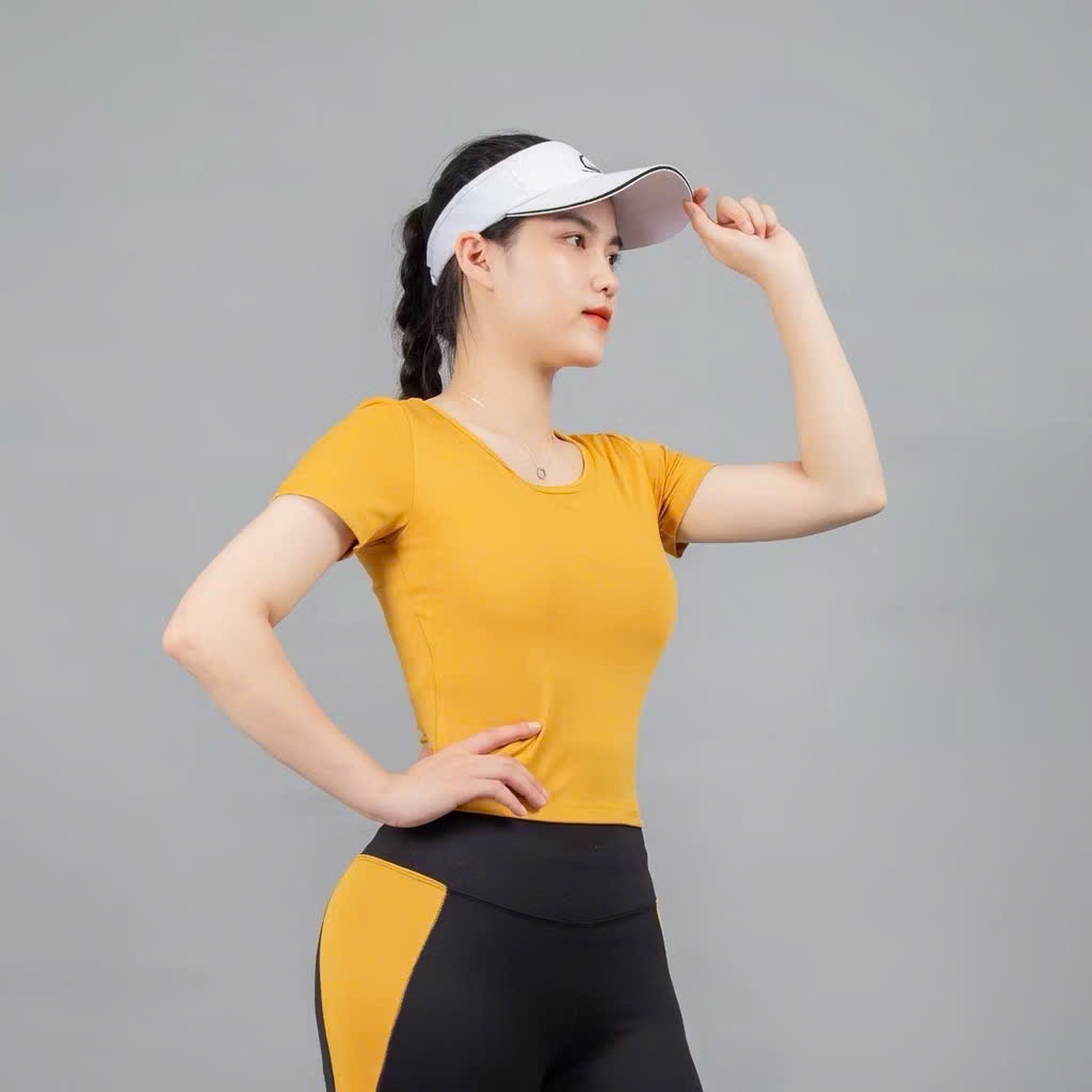 Áo Croptop Nữ VBCT Thời Trang Hottrend Gladimax, Áo Croptop Tập Gym Có Đệm Ngực Ôm Body Tôn Dáng