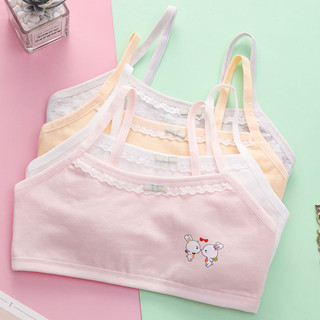 Set 3 Áo Lá Cotton Cho Bé Gái (Size 20-52Kg) Xinh, Áo Lót Chống Hằn Cộm Thoáng Khí King Shop B-538