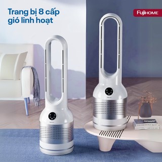 Quạt không cánh lọc không khí HEPA Fujihome BF22-HEPA khử khuẩn Anion +UV, kết nối WIFI -BH 24 tháng