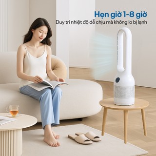 Quạt không cánh lọc không khí HEPA Fujihome BF22-HEPA khử khuẩn Anion +UV, kết nối WIFI -BH 24 tháng