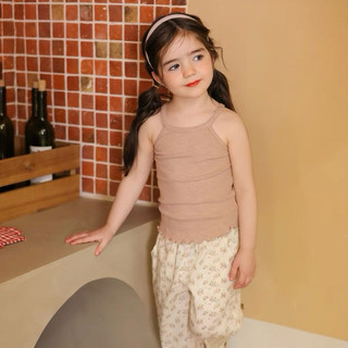 Áo BA LỖ YẾM  thun gân cho bé Batala kids, ÁO yếm hai dây cho bé gái nhiều màu chất liệu thun siêu co giãn hè 2025