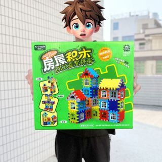 Đồ chơi lắp ghép xếp hình xây dựng kiến trúc giúp bé phát triển trí thông minh HT Toys