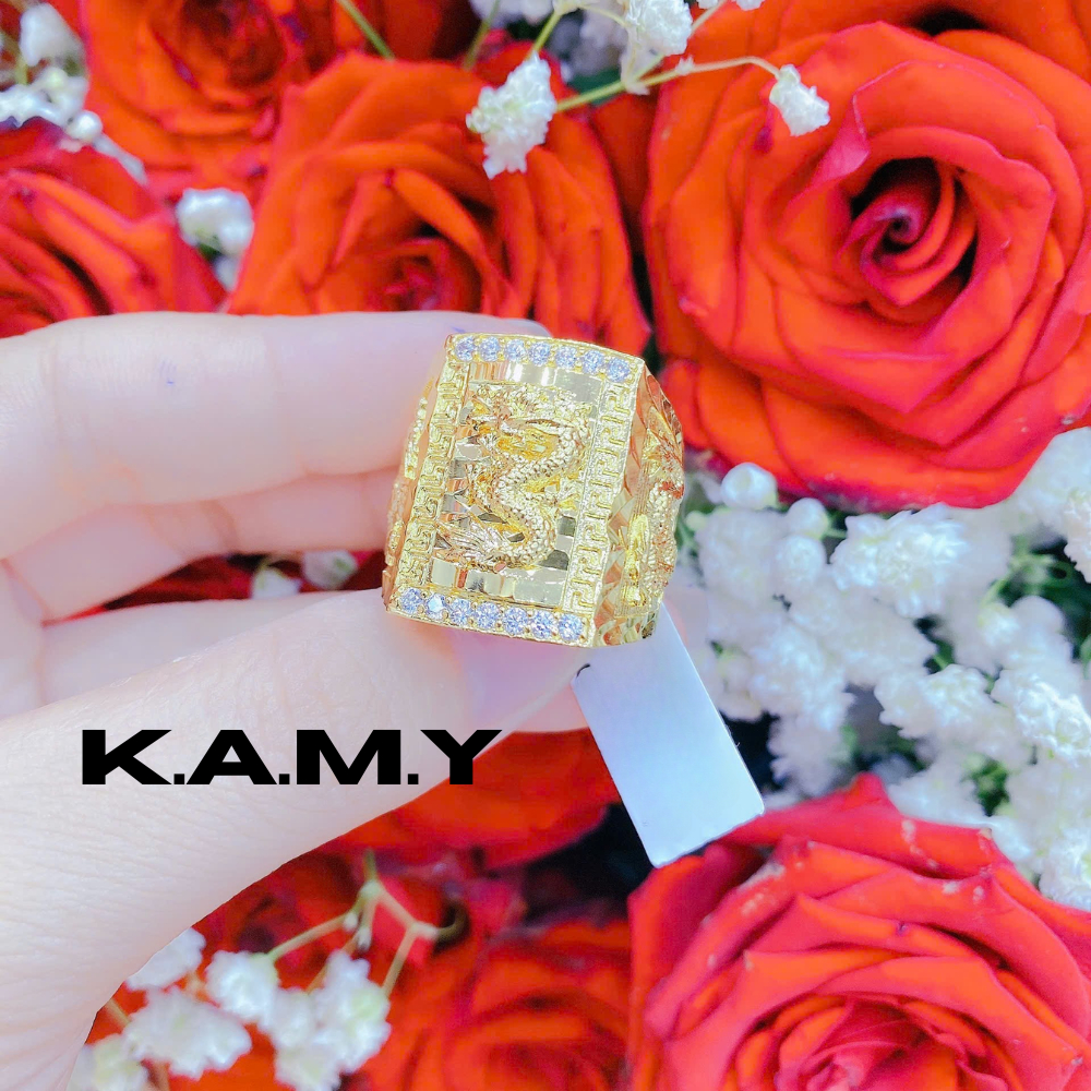 Bộ Sưu Tập Nhẫn Nam – Rồng Tài Lộc & Đá Sang Trọng  K.A.M.Y