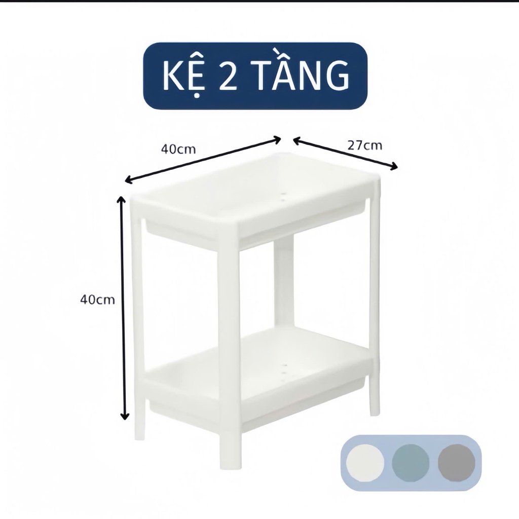 Kệ TOKYO PLUS đa năng 2/3/4 tầng INOCHI - Kệ đựng mỹ phẩm, kệ sách, kệ nhựa tự lắp ráp tiện dụng