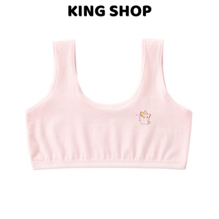 Set 3 Áo lót lá bé gái cotton (Size 22-52Kg), Áo lót học sinh cấp 1 cấp 2 không đệm King Shop B-341