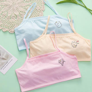 Set 4 Áo Lá Cotton Cho Bé Gái Tuổi Dậy Thì (Size 20-50Kg), Áo Lót Mềm Thoáng Khí  King Shop B-402