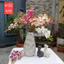 Bình Hoa Gốm Bát Tràng Men Rustic San Hô Nâu Trang Trí GomDecorTSC