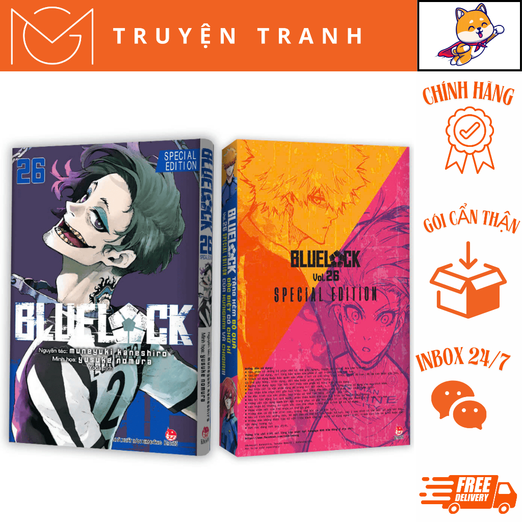 Truyện - BlueLock - Tập 26 - Bản Đặc Biệt - Tặng Kèm Bộ Quà Đặc Biệt ...