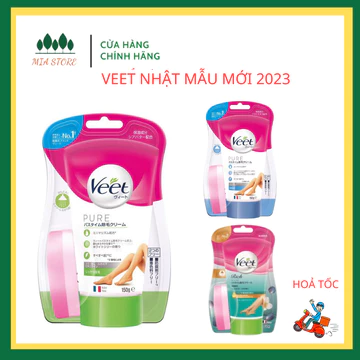 kem tẩy lông Veet nội địa nhật chính hãng, tẩy lông nách, bikini, vùng kín, kem tẩy lông 50g và serum triệt lông