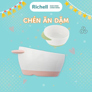 Chén ăn dặm RICHELL TLI bước 2-3 | Baby