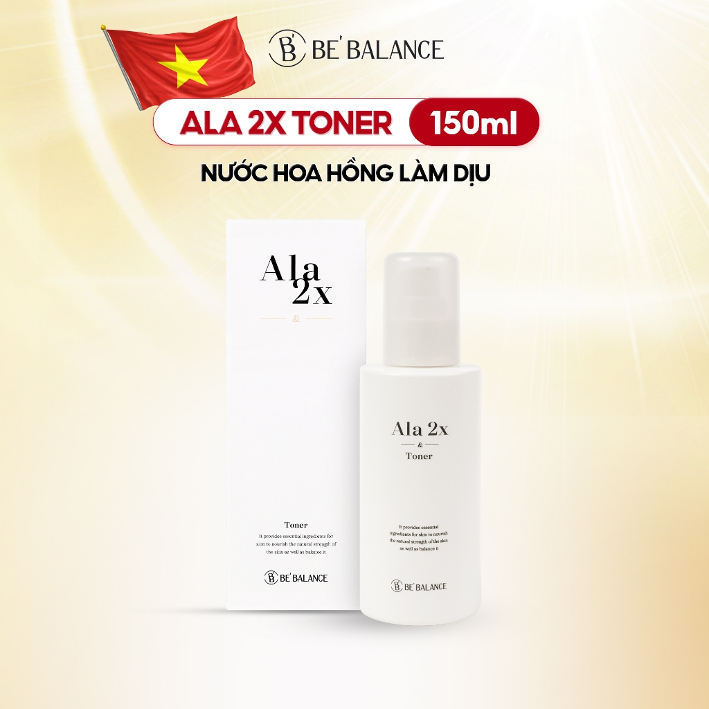 Ảnh Nước Hoa Hồng Toner Giảm Mụn Be'Balance ALA 2X TONER giúp Chăm Sóc Da có Vấn Đề về Mụn 150ml 1