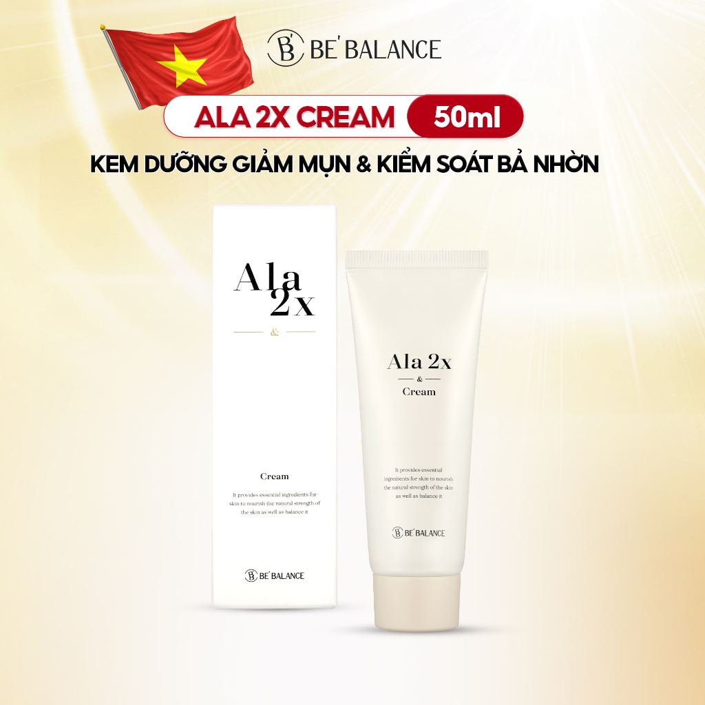 Ảnh Kem Dưỡng Da Be'Balance ALA 2X CREAM giúp Chăm Sóc Da có Vấn Đề về Mụn 50gr 1