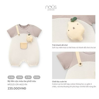Body cộc nous cho bé từ 0-12m sale lẻ sz