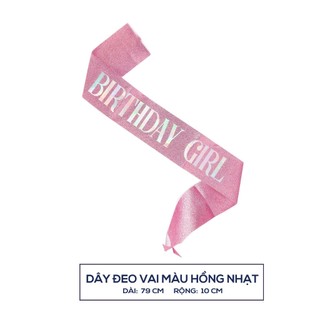 DẢI BĂNG ĐEO CHÉO BIRTHDAY NHIỀU MÀU SẮC GIÁ GỐC 40K GIẢM CÒN 35K