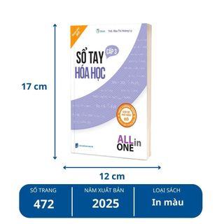 Sách - Sổ tay Hóa học cấp 3- All in one (cập nhật chương trình SGK mới) - TKBooks