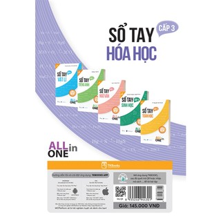 Sách - Sổ tay Hóa học cấp 3- All in one (cập nhật chương trình SGK mới) - TKBooks