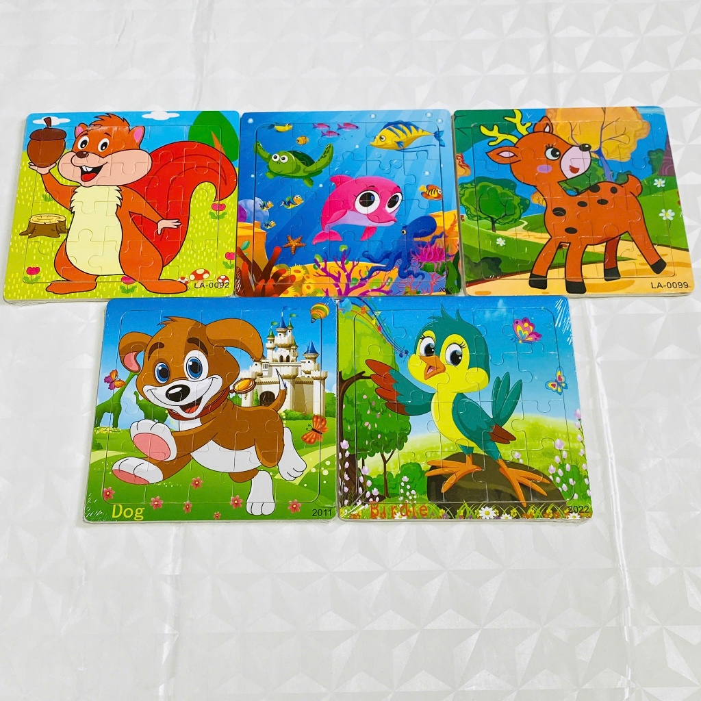 COMBO 5 TRANH GHÉP HÌNH 20 MẢNH - ĐỒ CHƠI GHÉP HÌNH PHÁT TRIỂN TƯ DUY CHO BÉ
