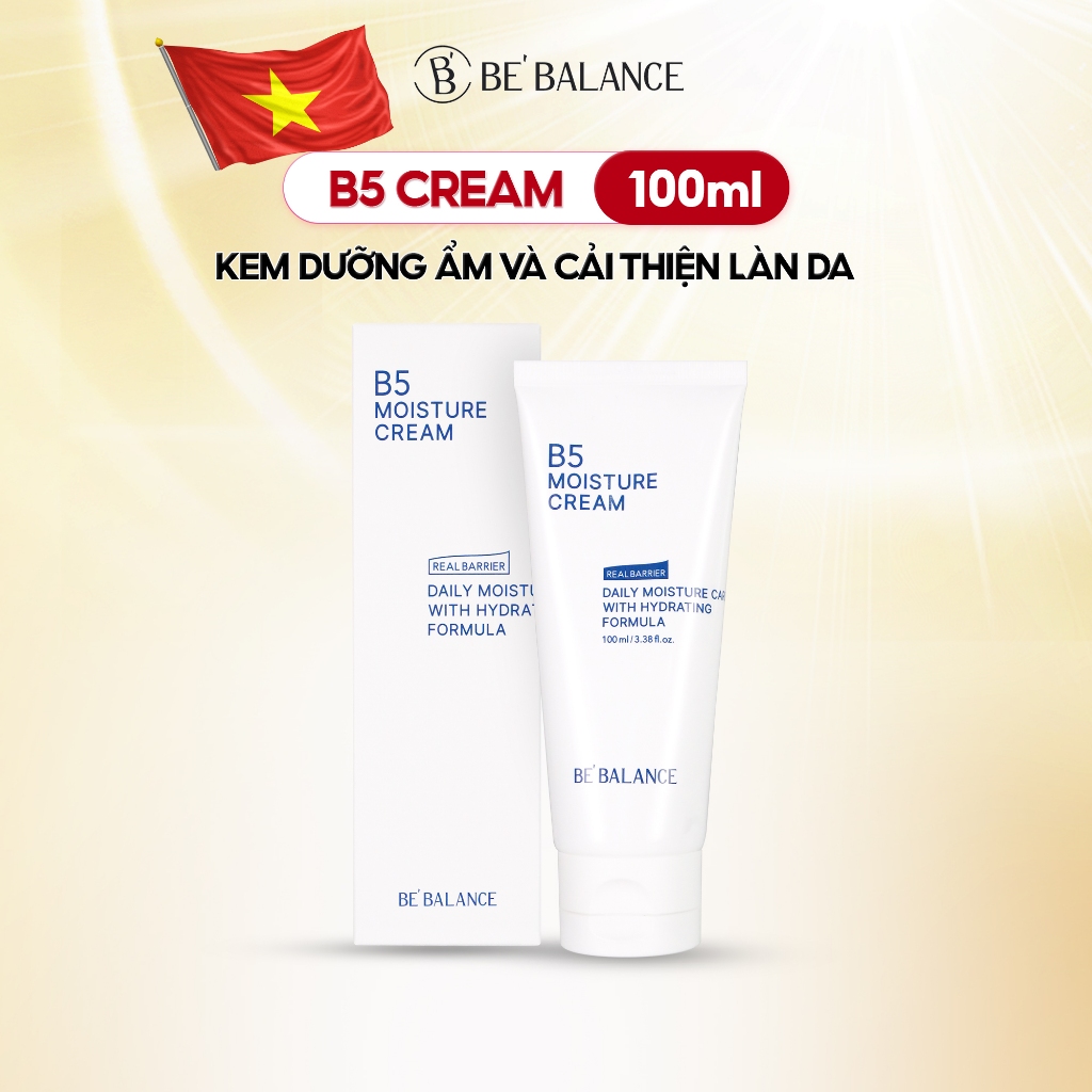Ảnh Kem Dưỡng Ẩm Chuyên Sâu Be'Balance B5 Moisture Cream giúp Cấp Ẩm Phục Hồi và Bảo Vệ Da 100ml 1