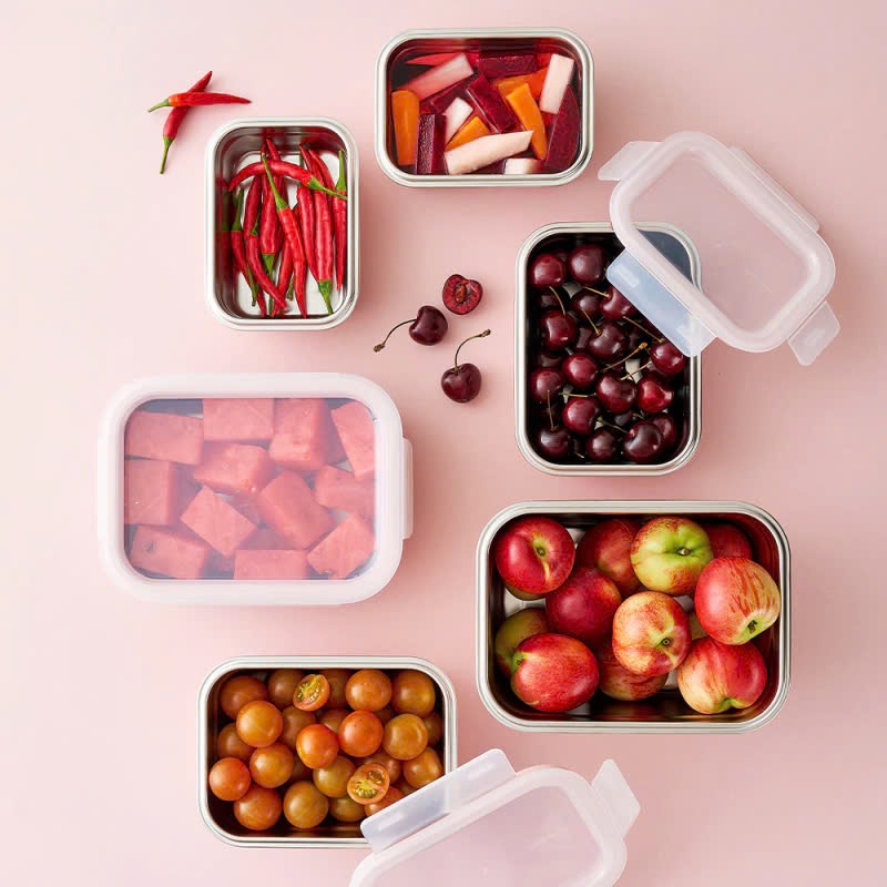 Hộp Đựng Thực Phẩm Bằng Thép Không Gỉ LocknLock Color Coated STS Container Nhiều Dung Tích, Màu Pastel - K-MALL