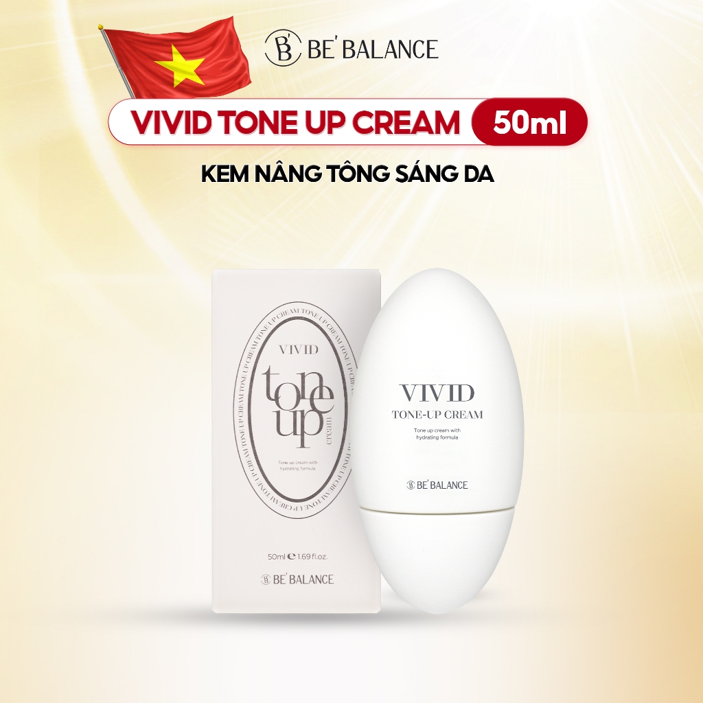 Ảnh Kem Dưỡng Nâng Tông Be'Balance VIVID TONE UP CREAM Làm Trắng và Đẹp Da Skincare 50ml 1