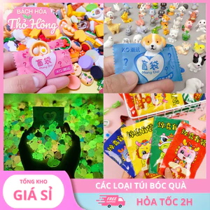 🎁 COMBO 3–10 TÚI MÙ HOẠT HÌNH PHÁT SÁNG 🎀Đồ chơi nhỏ xinh – Phụ kiện học tập dễ thương 🐰