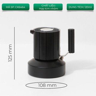 [VOLCANO] Bình pha cà phê Cactus Moka Pot nhôm CAFE DE KONA