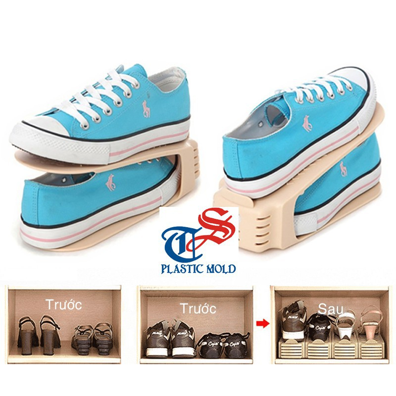 Bộ 5 kệ giày Tashuan TS-5138 tiết kiệm diện tích thông minh đa năng nhựa PP cao cấp bền đẹp