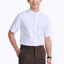 Áo sơ mi nam áp đũi nam tay ngắn cổ tàu trẻ trung phong cách