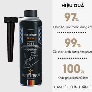 Dung dịch vệ sinh buồng đốt kim phun ô tô Senfineco 9986 Fuel Injector Cleaner dung tích 300ml