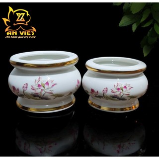Lư Hương Hoa Sen Thờ Cúng - Bát Hương - Nội Thất An Việt - HS