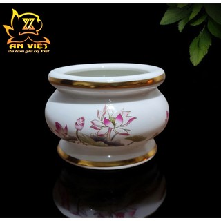 Lư Hương Hoa Sen Thờ Cúng - Bát Hương - Nội Thất An Việt - HS