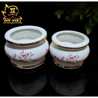Lư Hương Hoa Sen Thờ Cúng - Bát Hương - Nội Thất An Việt - HS