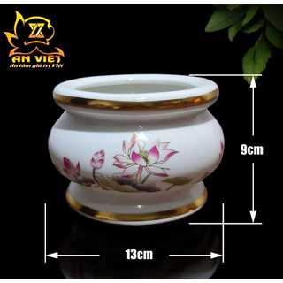 Lư Hương Hoa Sen Thờ Cúng - Bát Hương - Nội Thất An Việt - HS