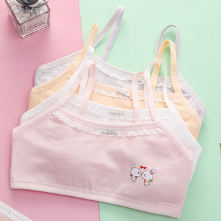 Set 4 Áo Lá Cotton Cho Bé Gái (Size 20-52Kg) Xinh, Áo Lót Chống Hằn Cộm Mềm Mát King Shop B-538