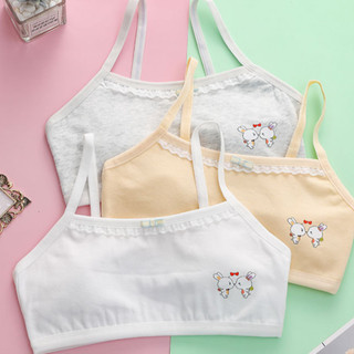 Set 4 Áo Lá Cotton Cho Bé Gái (Size 20-52Kg) Xinh, Áo Lót Chống Hằn Cộm Mềm Mát King Shop B-538