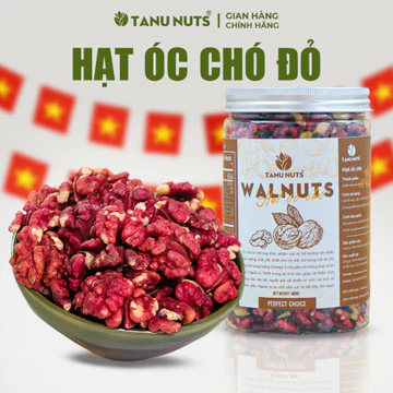 Hạt óc chó đỏ TANU NUTS, óc chó tách vỏ Mỹ, hạt ngũ cốc dinh dưỡng ăn vặt healthy, lành mạnh