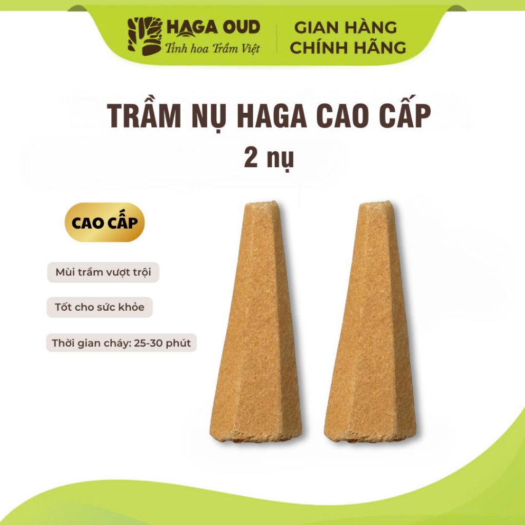 Ảnh Nụ trầm hương Haga cao cấp, mùi hương thanh khiết ngọt dịu, dùng xông nhà, xông cửa hàng, thưởng trầm 1
