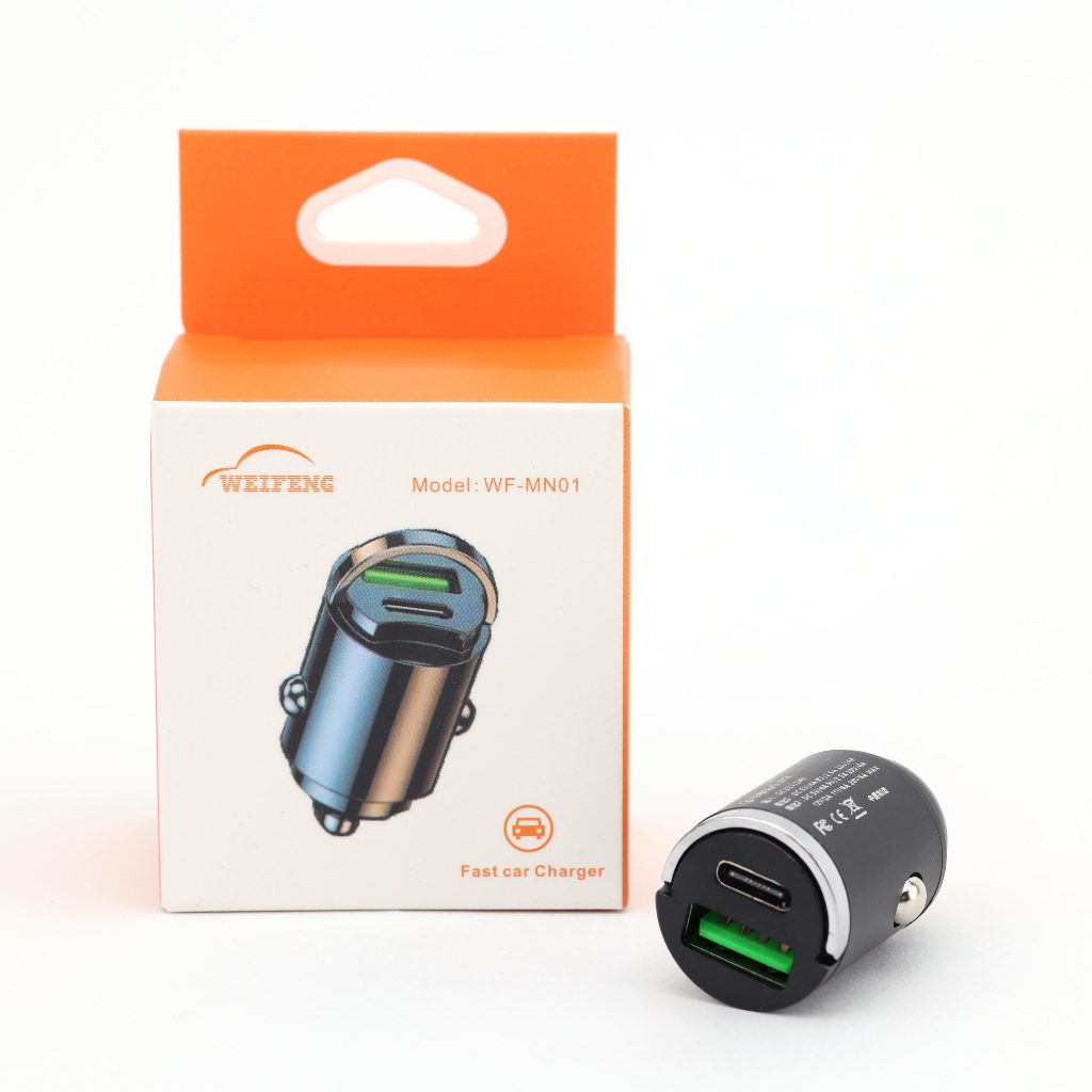 Tẩu Sạc Nhanh 100W Mini 1 Cổng USB Và 1 Cổng Type C CIND G30 100W