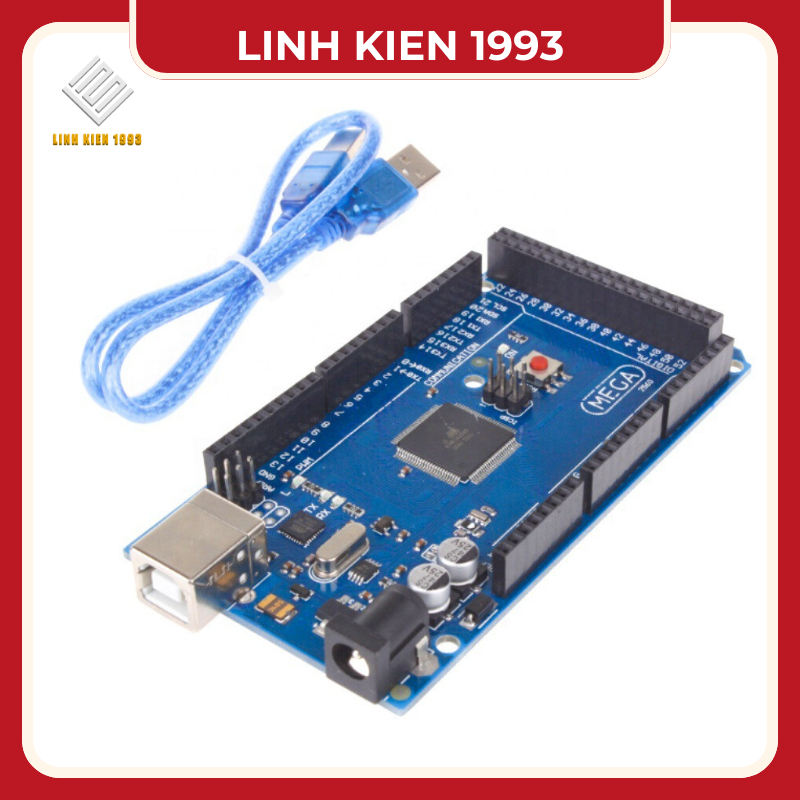 Mạch Arduino mega2560 r3 ch340 kèm cáp | Shopee Việt Nam