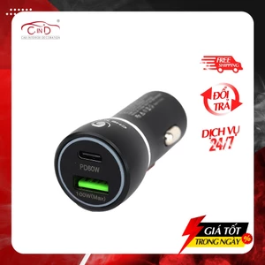 Tẩu Sạc Nhanh Trên Ô Tô 1 Cổng USB 100W 1 Cổng Type C PD60W 160W CIND CNY-Q1