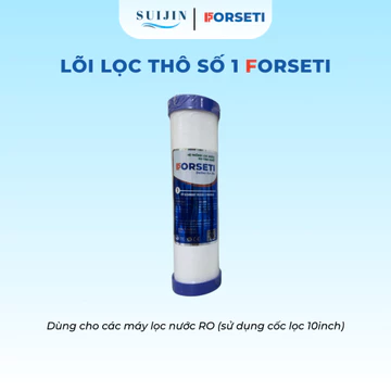 Lõi Lọc Thô Số 1 FORSETI - Lõi Lọc PP 5 Micron HÀNG CHÍNH HÃNG Dùng Thay Thế Cho Các Máy Lọc Nước RO Sử Dụng Cốc Lọc 10