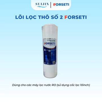 Lõi Lọc Thô Số 2 FORSETI - Lõi Than Hoạt Tính CHÍNH HÃNG Dùng Thay Thế Cho Các Máy Lọc Nước RO Sử Dụng Cốc Lọc 10 Inch