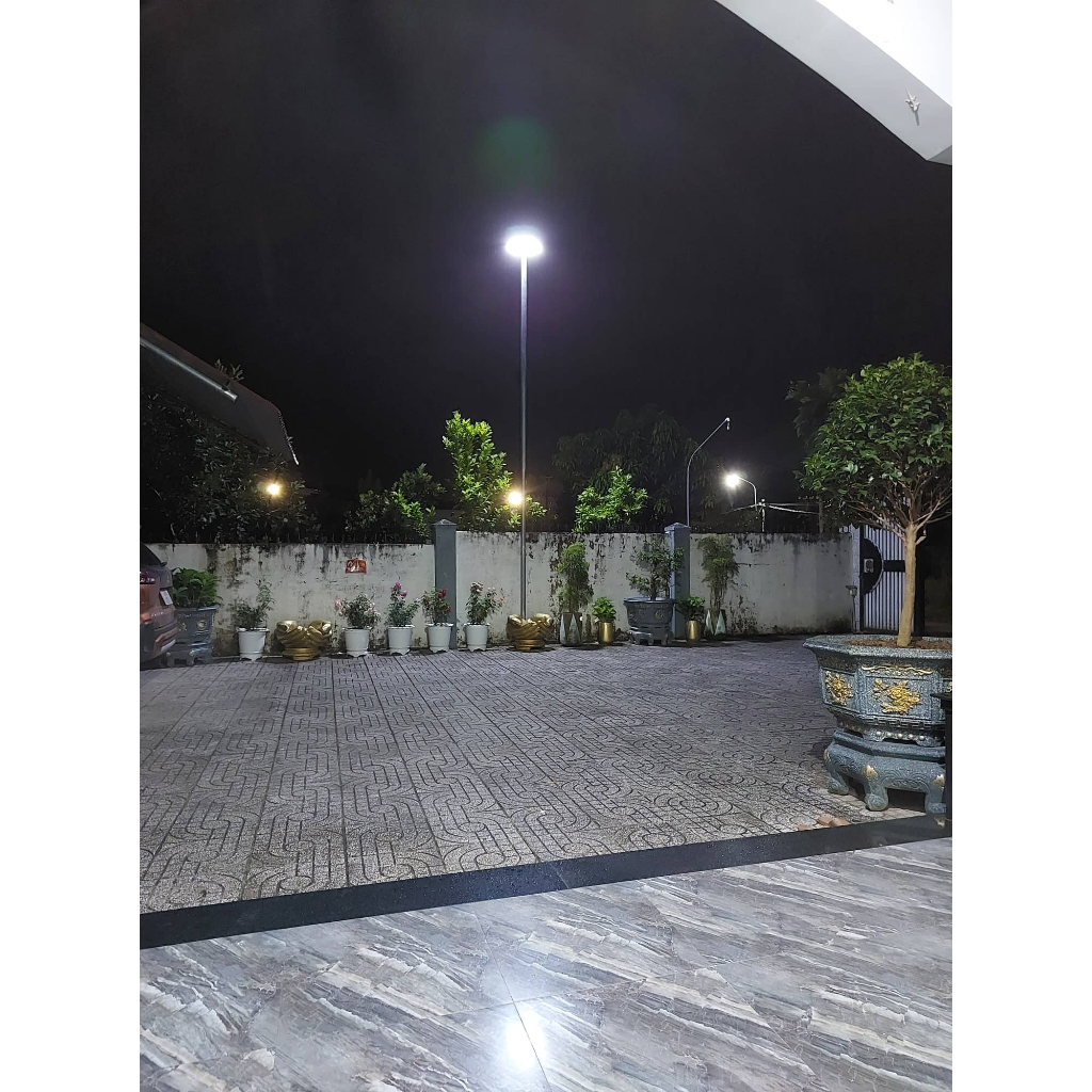 [1000W] Đèn Năng Lượng Mặt Trời Trang Trí Sân Vườn, Đĩa Bay UFO Tròn Siêu Sáng, Chống nước IP 68